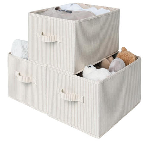 Closet Storage Bins — Simple solution for clothing, accessories, or seasonal items.
