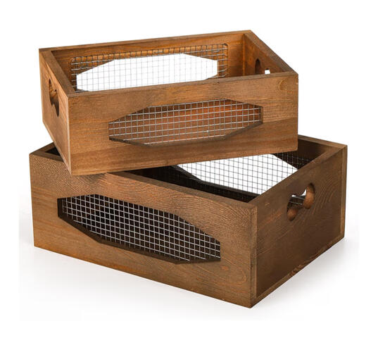 Farmhouse Baskets — Rustic storage that adds charm while keeping items neatly organized.