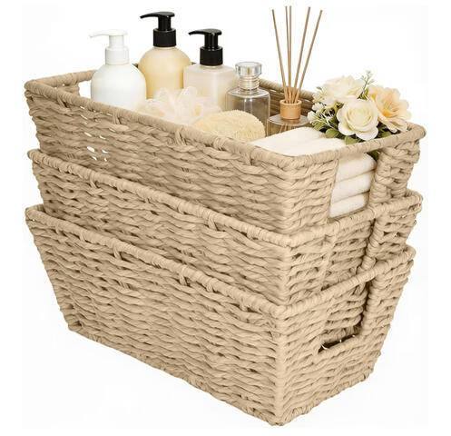Baskets for Bathroom — Neat storage for towels, toiletries, or daily essentials within reach.