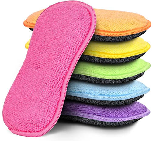 Reusable Cleaning Pads - Gentle scrubbing without scratching surfaces.