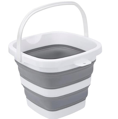 Collapsible Cleaning Bucket - Space-saving solution for easy cleaning sessions.